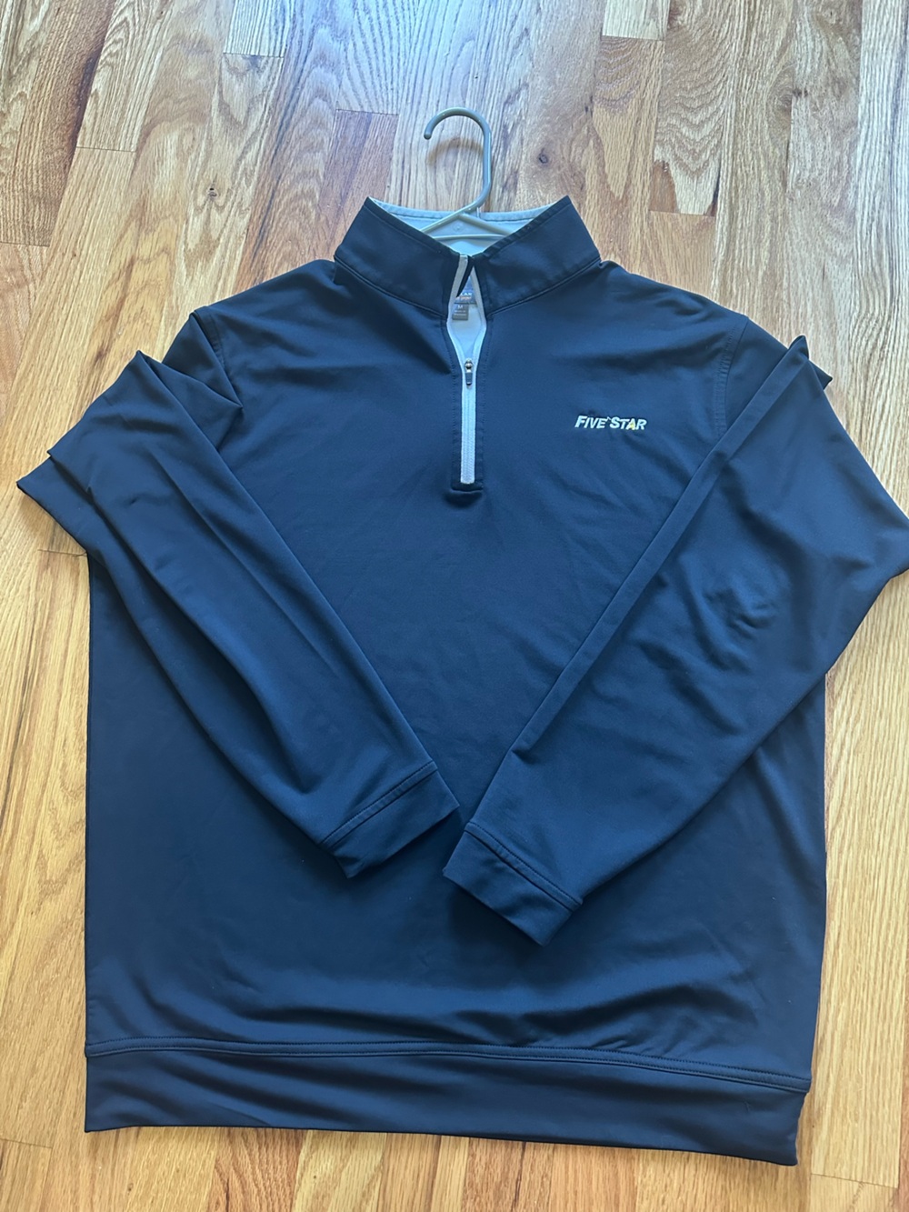 Peter Millar Black Quarter-Zip Performance Pullover